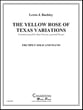 YELLOW ROSE OF TEXAS AND VARIATIONS TRUMPET and Piano P.O.D. cover